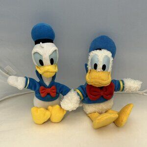 Vintage Disney Donald Duck Plush And Just Play Donald Plush Sailor Outfit